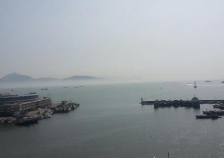  「海市蜃楼」老照片:广东深圳罕见的海市蜃楼现场，全程被拍摄记