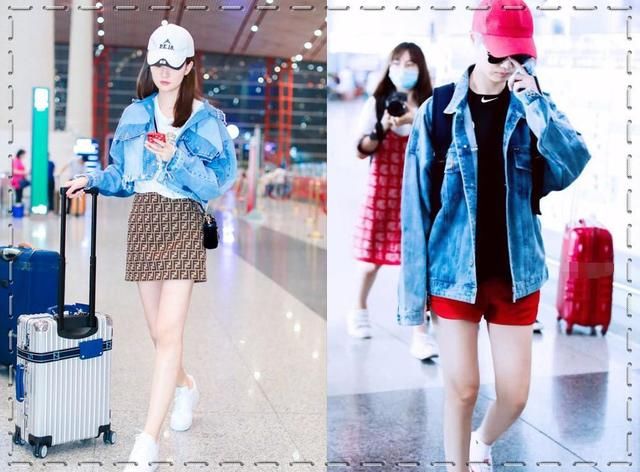 当李宇春和乔欣同穿牛仔外套，网友：这就是假小子和真女神的差距