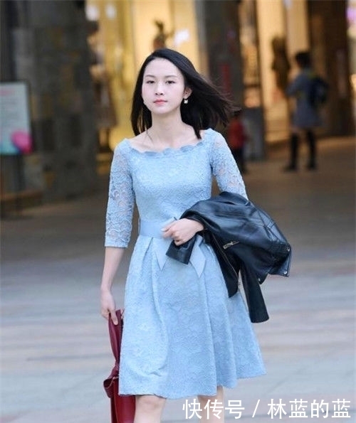 貌美:街拍:貌美肤白的小姐姐,秀出青春活力范,非常有女人味