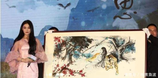  「现实」同样是明星的画，杨颖飞船卖18万，张馨予梅花仅卖7万，好现实