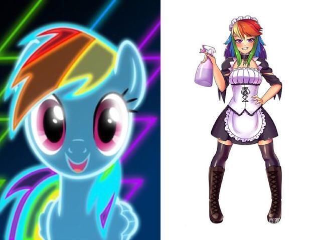 小马宝莉:小马M6的妹抖秀，在女仆咖啡厅研习，苹果嘉儿我预定了