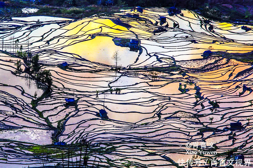 元阳梯田，有17多万亩，被命名为绿水青山就是金山银山实践基地