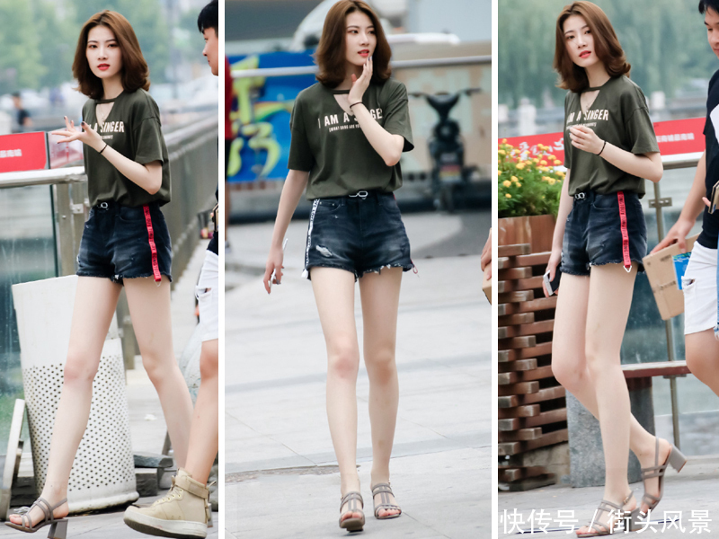 颜值美女腿长一米，胸前一个大写的D就问你美不美？