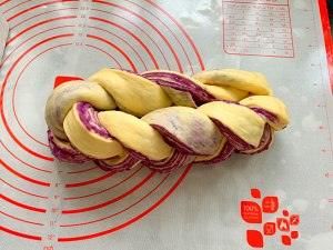  『面团』超美的紫薯大理石吐司