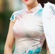 我的天呐!长这么大没见过这么漂亮的旗袍，优雅显身材超嫩美