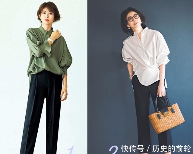  #立领衬衫#2020年春夏衬衫就要这样穿，不装嫩不老气，优雅精致又有高级感！