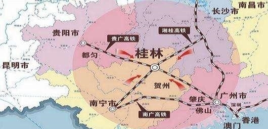 广西第二大高铁枢纽中心，将落户这座城市