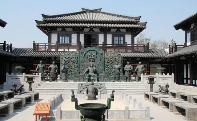  「营造」项王故里大都是后人营造的，唯有一样东西疑似与项羽有关