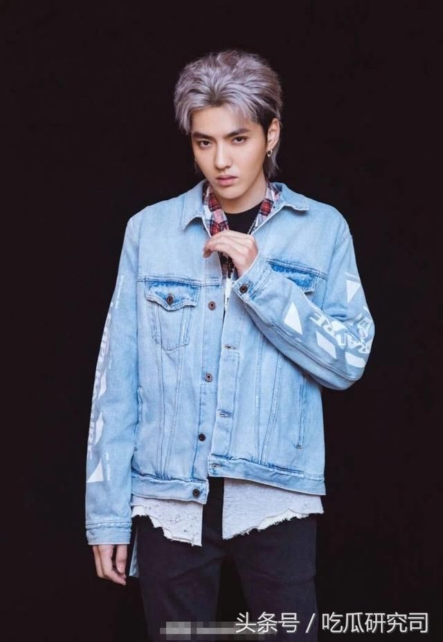 吴亦凡与蔡徐坤、易烊千玺撞了同款发型，网友大呼接受无能！