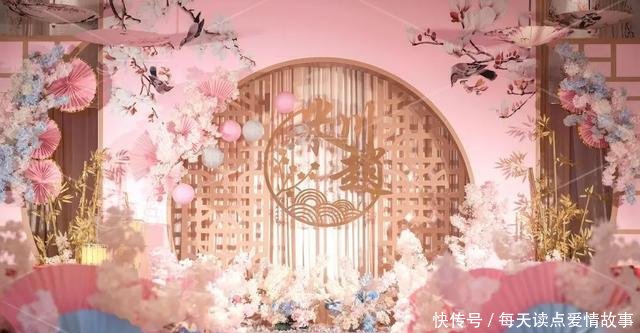  『这场』这场浪漫的日式中国风樱花主题婚礼实在太美