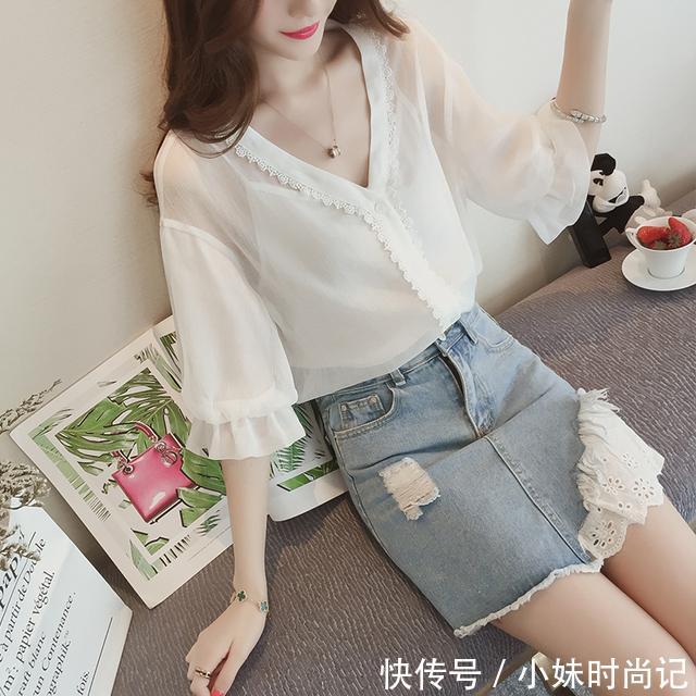  [冰丝针织衫]这些中长袖子的衣衣，能修饰你的手臂哦