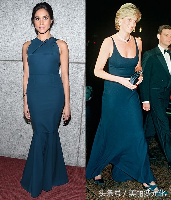 梅根的“二郎腿”坐姿有问题吗?一起看看她和戴安娜王妃的造型