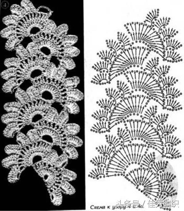 钩针编织教程图解 网红经典段染色三角形钩针披肩围巾大全 美极了