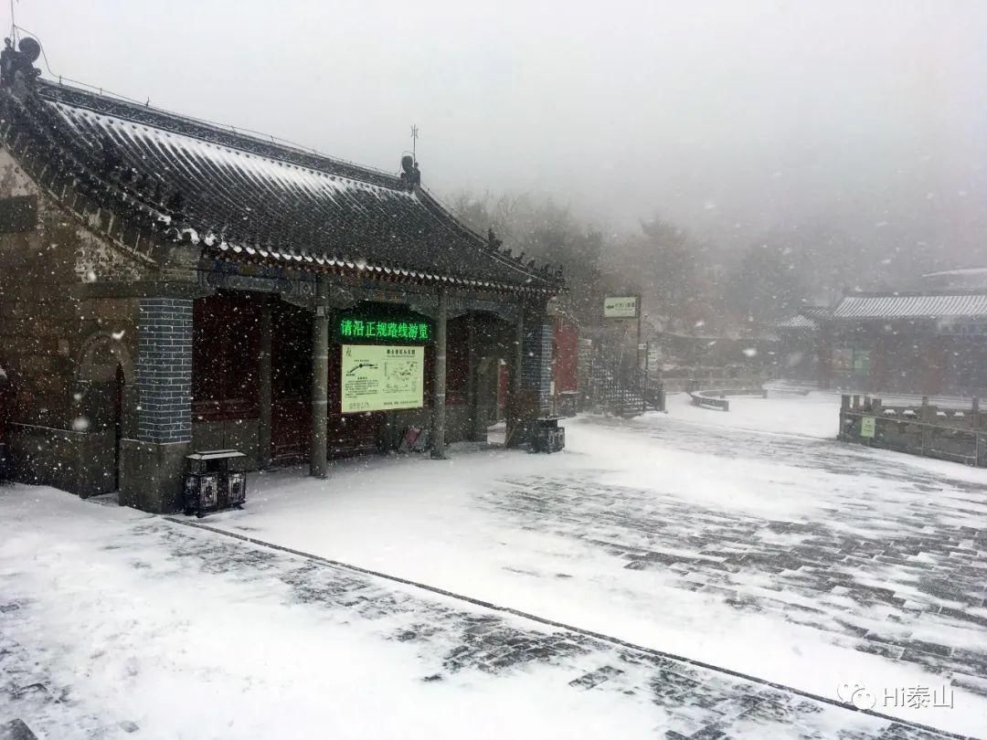  『岱宗』春雪空濛落岱宗，最美人间四月天