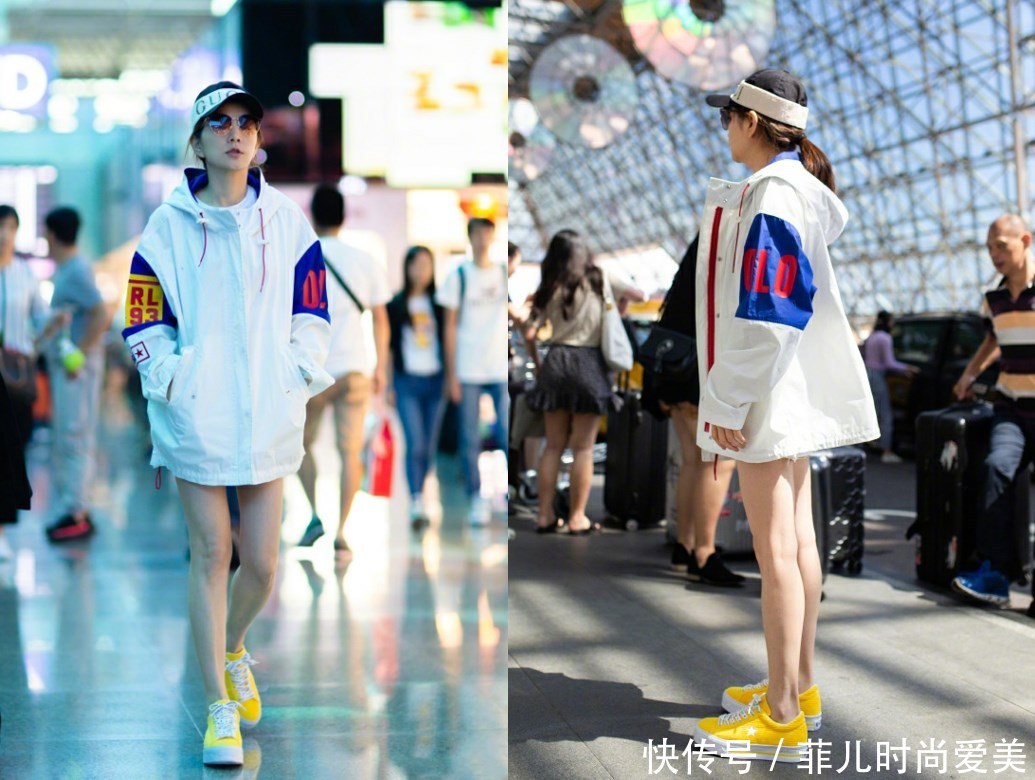 陈嘉桦真敢穿！全身上下只穿一件风衣，网友：田馥甄都没你敢穿！