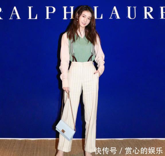 张雪迎长腿直逼关晓彤，却被耳环抢镜，怎么受得了这耳环！