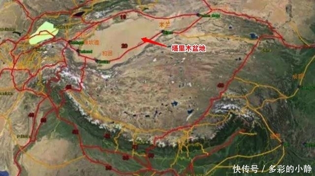 塔里木盆地地处沙漠深处，却拥有巨型水库，储量相当于三峡水库