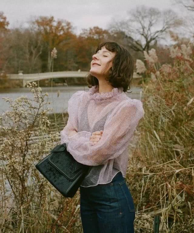  #洗脑#爱上了！和春风一起抵达的香芋紫，比淡黄的长裙还洗脑