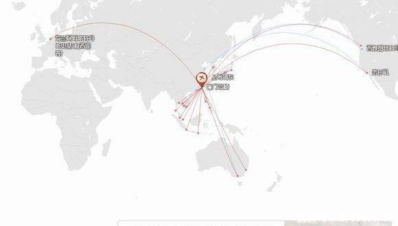 我国主要城市国际直飞航线排名：谁才是真正的国际航空港