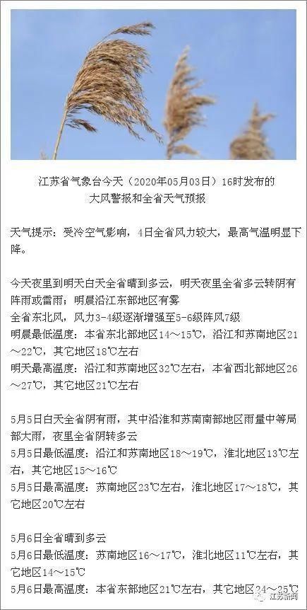  「气象」35℃+！热到破纪录！不过江苏气象发布了新警报