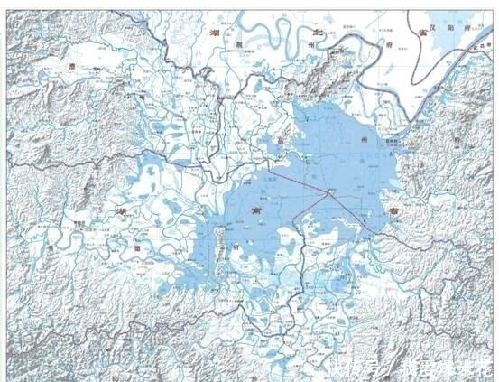  [洞庭湖]中国主要淡水湖卫星图对比：洞庭湖还是中国第二大淡水