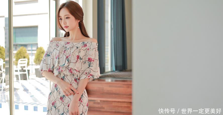 「凸显」高贵典雅的连衣裙,凸显你美丽的锁骨,曼妙的身材更吸引人