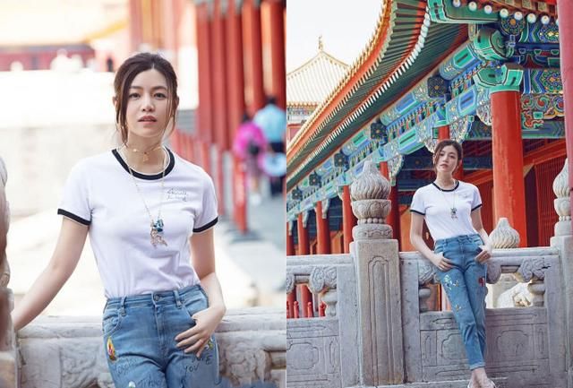 陈妍希又瘦下来了,回到小仙女时期,网友:再胖牛仔裤就穿不下去