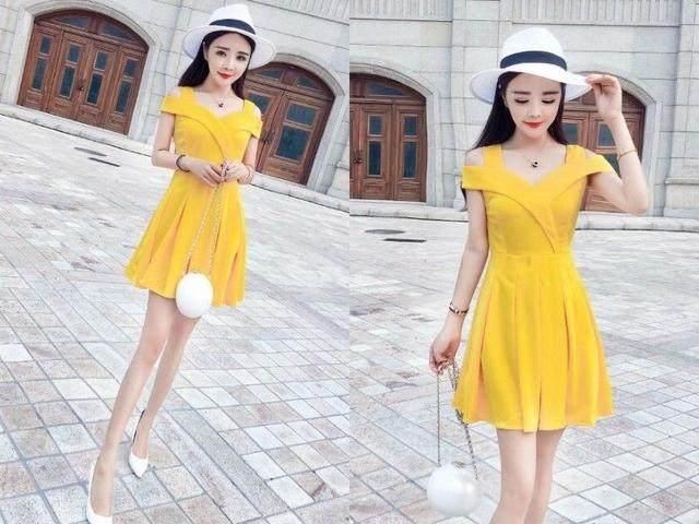 今年夏天很流行穿黄色裙子，再配上这5双鞋子，特别好看!