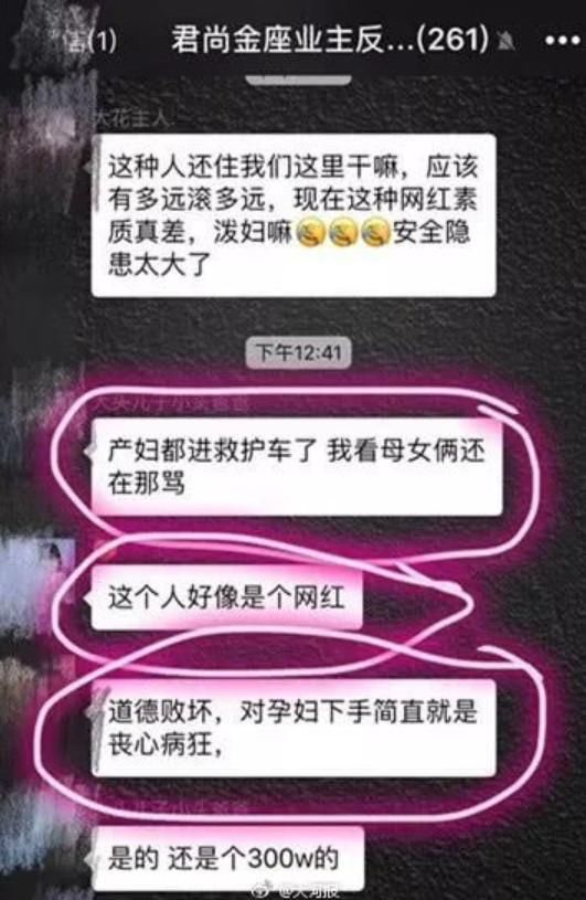 爆料:300万粉丝女网友遛狗不牵绳，殴打孕妇致先兆早产?
