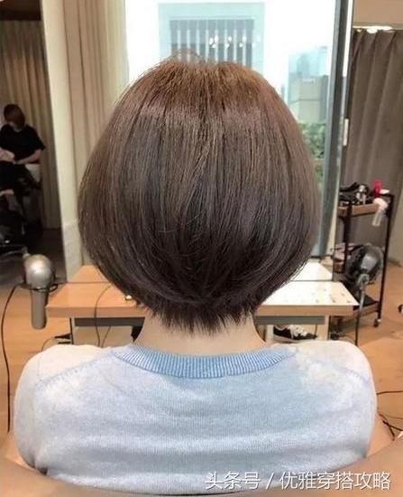 2018年流行“波波头”短发7款，30-40岁的职场女性，不用天天打理