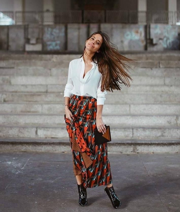 chic感十足的半身裙，教你穿出气质女神范