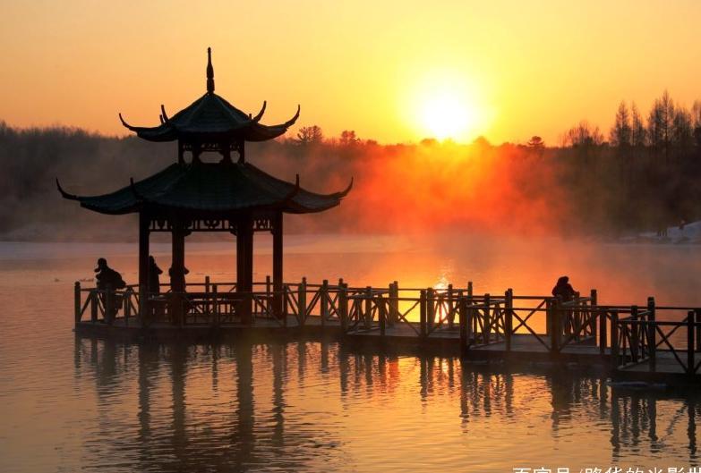 冬游长白山西北麓露水河碧泉湖