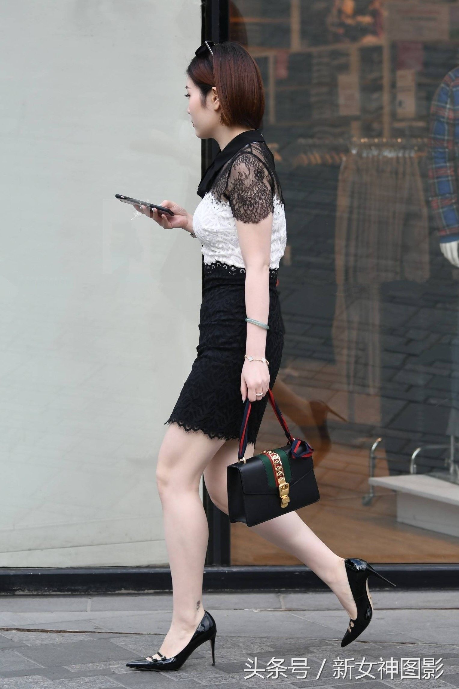 高质量街拍美女:小姐姐刚下班!