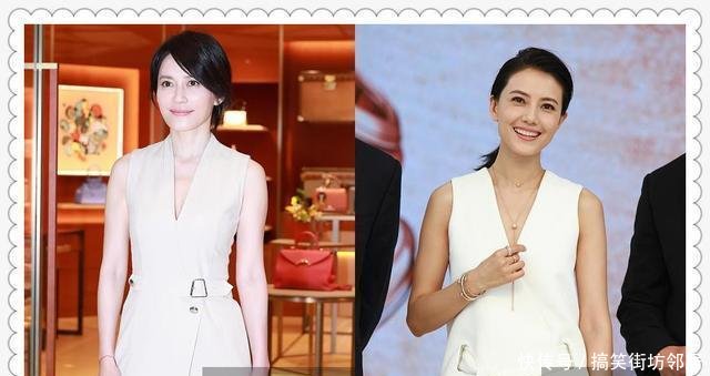 当俞飞鸿和高圆圆同穿深V裙的那一刻,我才知道什么叫气质如兰!