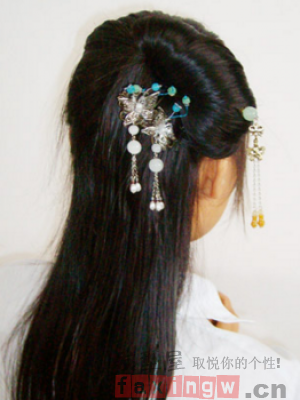 发簪盘发图片赏析 轻松打造最美气质