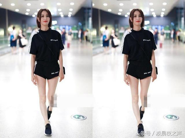 佟丽娅这三角短裤一般人不敢穿，网友：我16岁才敢这么穿