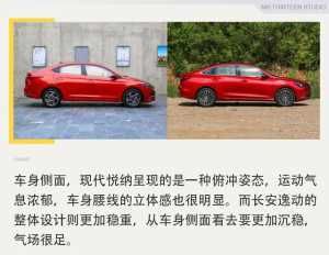 『对比』自主与合资间抉择,长安逸动对比现代悦纳是强是弱?