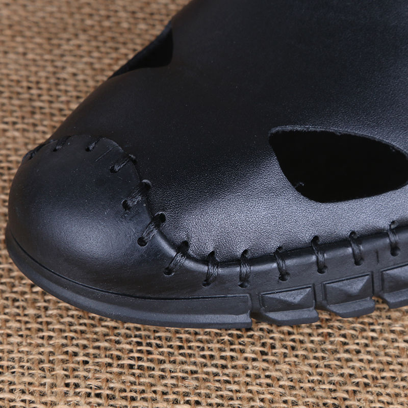 有一种凉鞋叫:蜈蚣鞋，柔软透气，适合7080男人，体面高贵