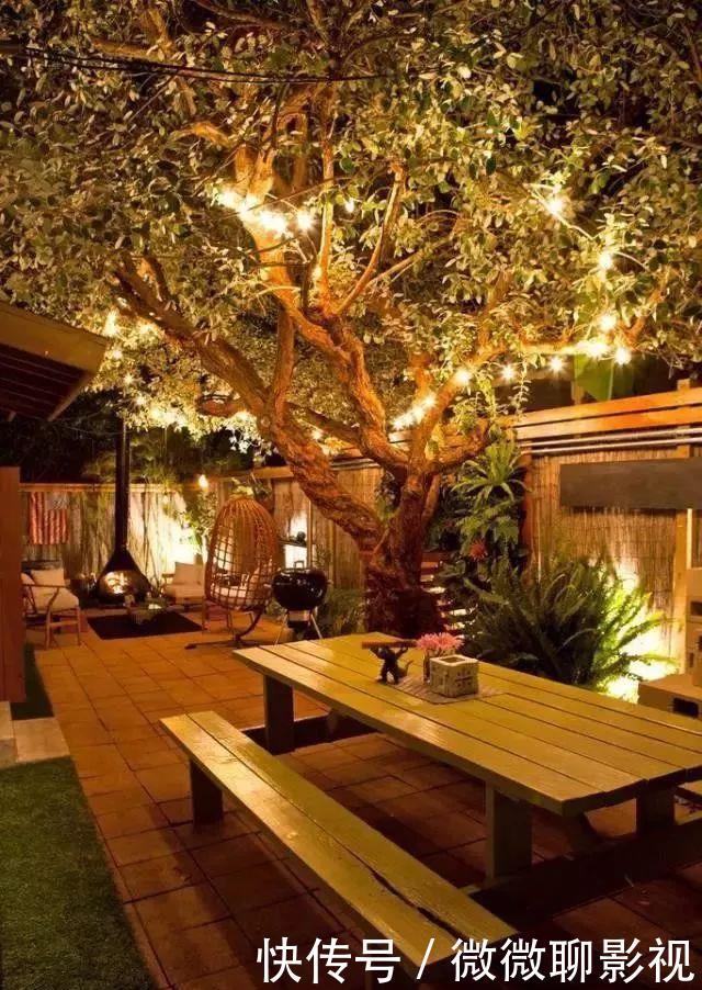 花开花落,夕阳西下你需要一个小院子,一边聊天喝茶,一边观光赏