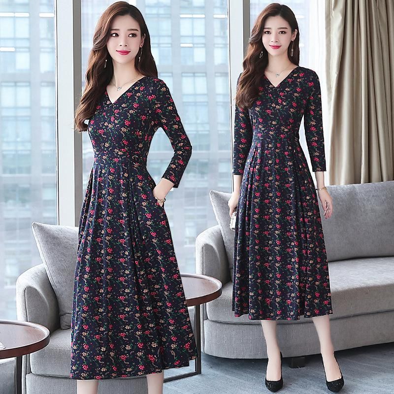 如果不缺钱，试试下面这些秋裙!端庄大气，中秋节聚会美丽又动人