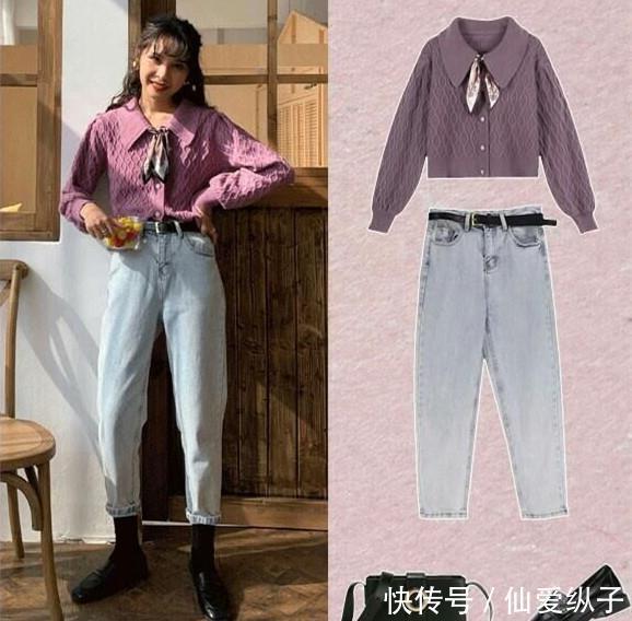  「少女」浪漫紫色上衣搭配小心机，优雅减龄又显白，上演春日法式少女感哦
