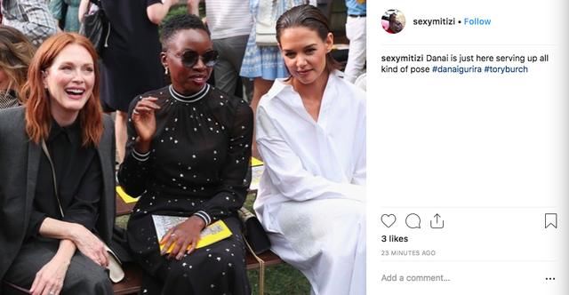 纽约时装周古力娜扎阿汤嫂比邻而座全程无互动，被孤立的中国小花