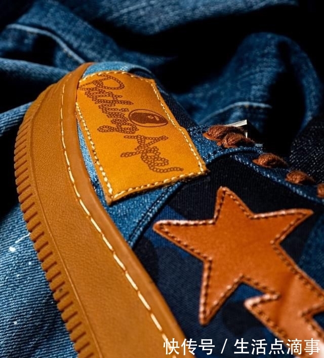 『单宁』单宁拼接质感满分!全新 BAPE STA 本周发售