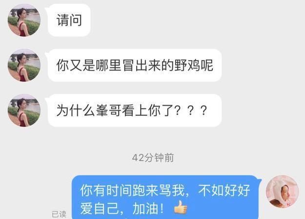 张馨月被网友怒骂野鸡，称其不配与林峯在一起，张馨月这样回应!