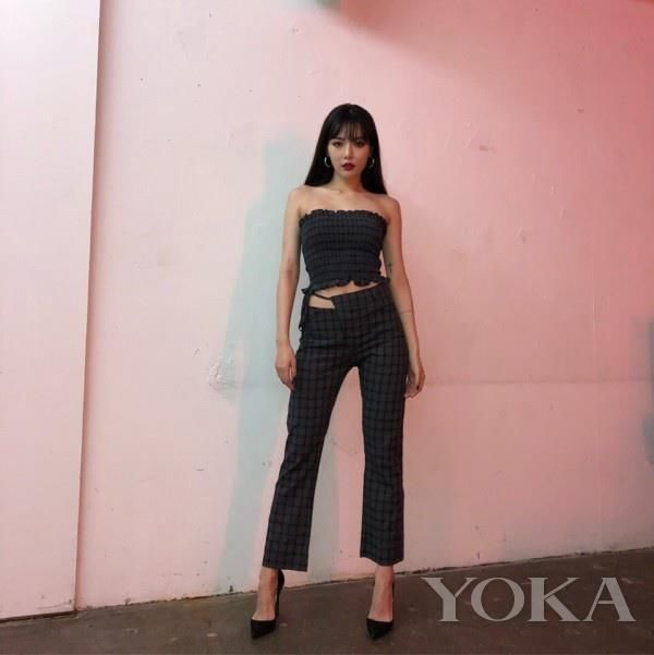 帅气性感女神泫雅 解锁夏日清凉穿搭