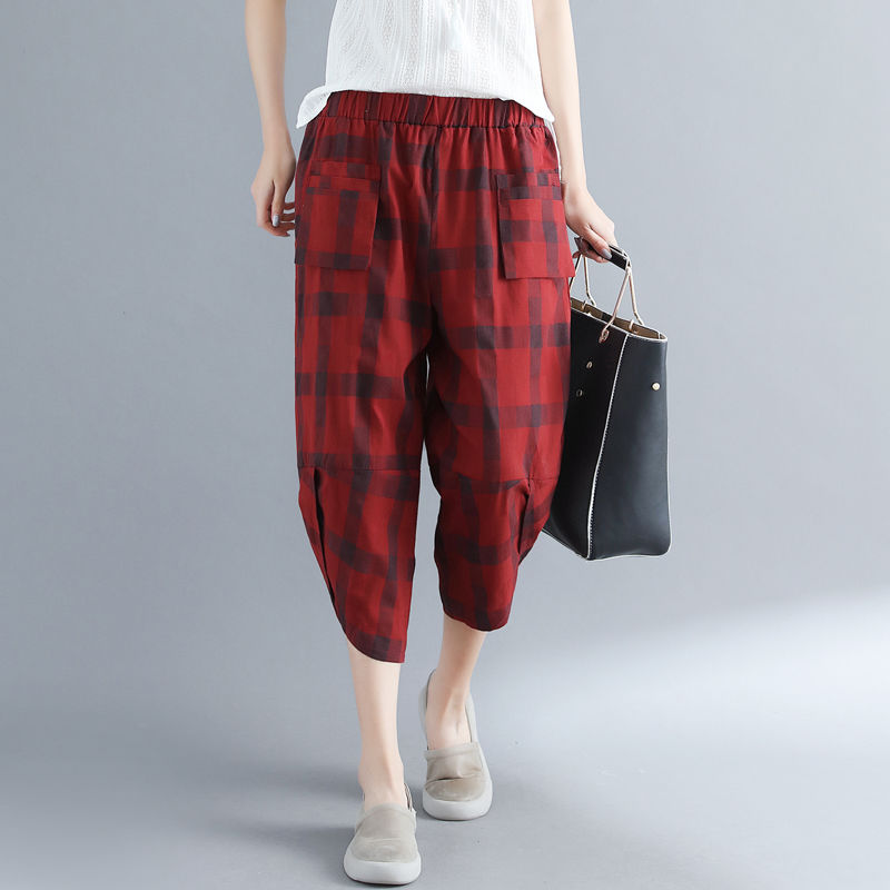 腰粗屁股大女人，多穿棉麻裤，瞧瞧下图女人，性感迷人又显瘦