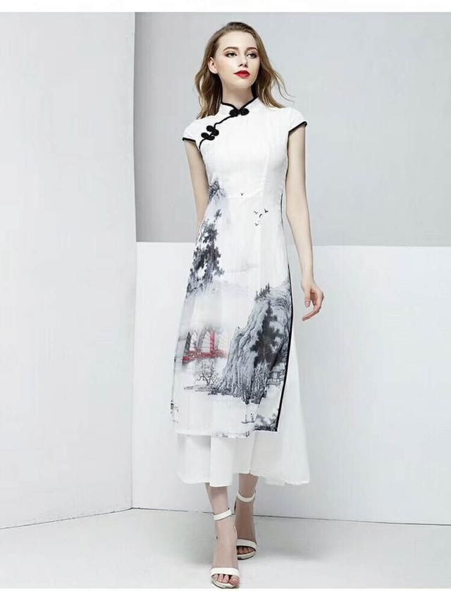 今夏最舒服的连衣裙，新中式改良旗袍！穿出东方女性的雅韵风情！