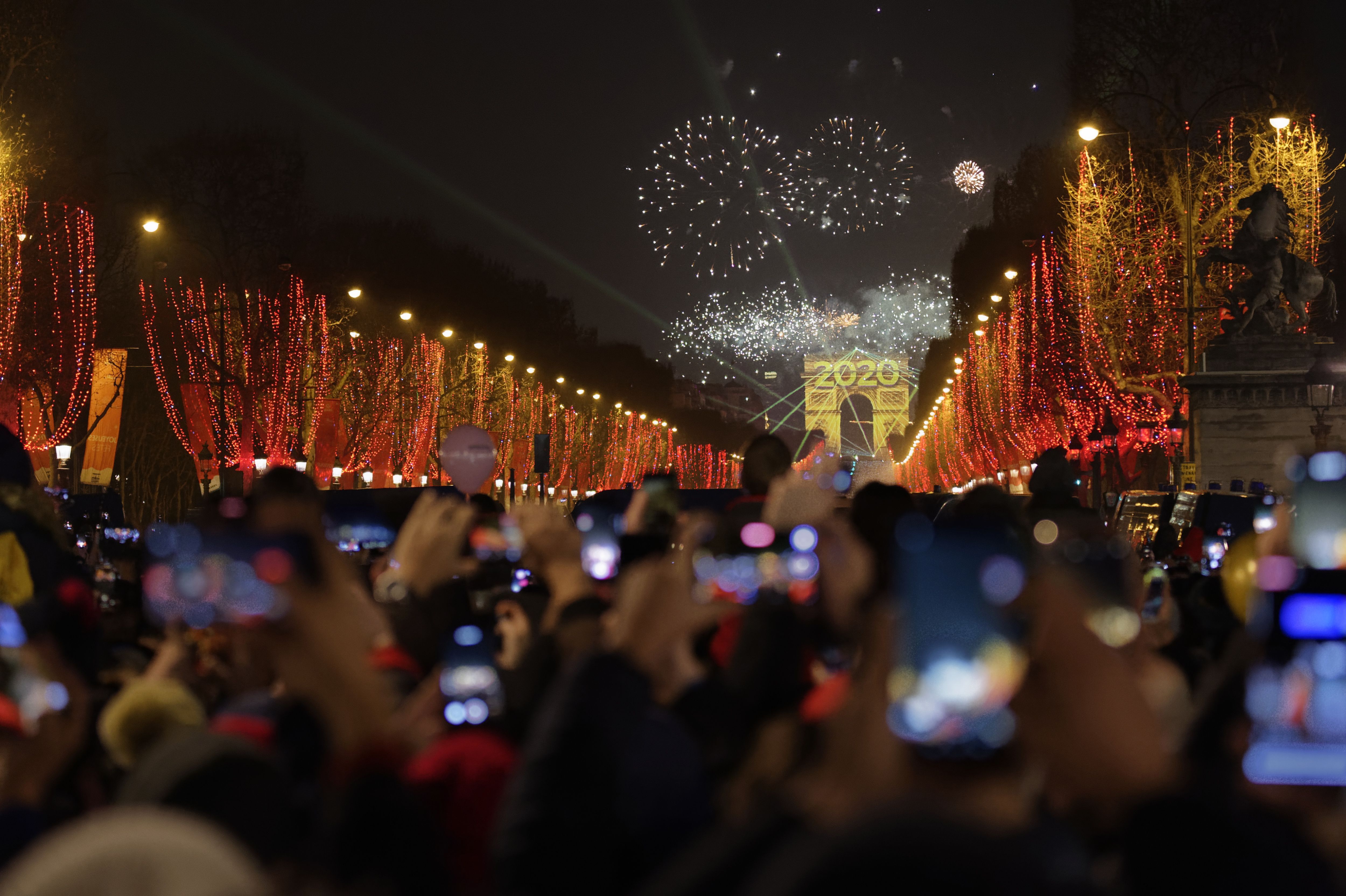 新年的第一个烟花
