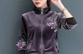 穿腻了裙子，试试这些金丝绒套装，秋天出去玩，轻便温暖又美丽