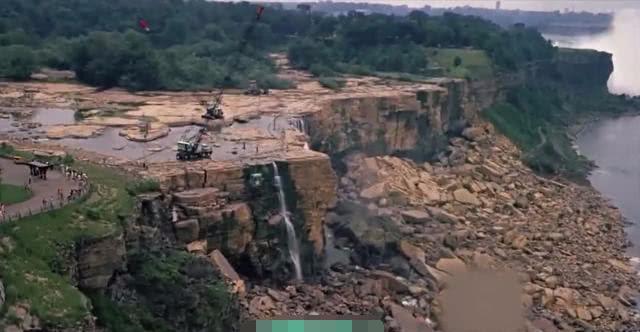 全球最大跨国瀑布将消失,美国直接出动工兵团,到底是怎么拯救的